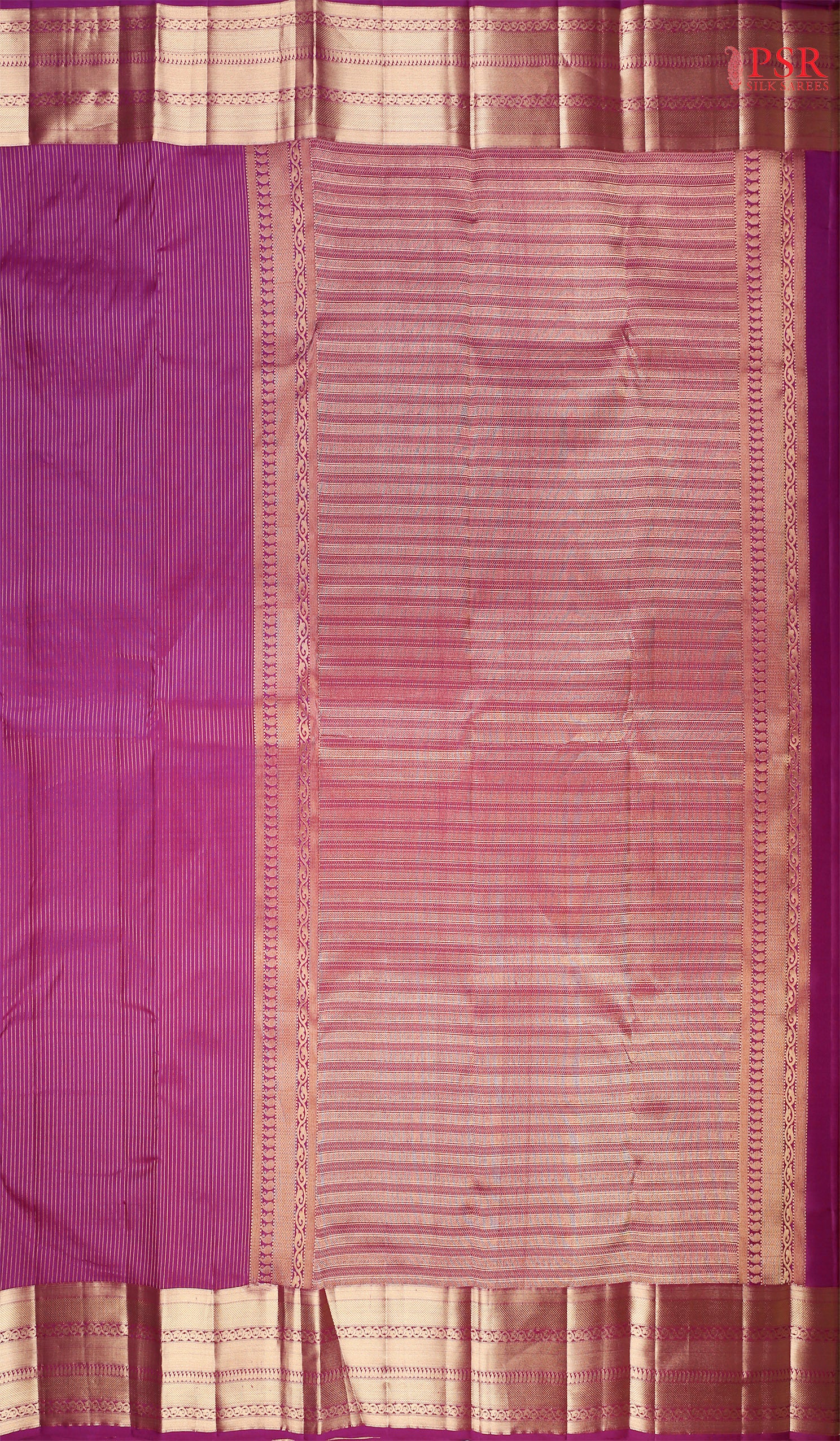 Magenta Purple Fancy Kanchipuram Silk Saree
