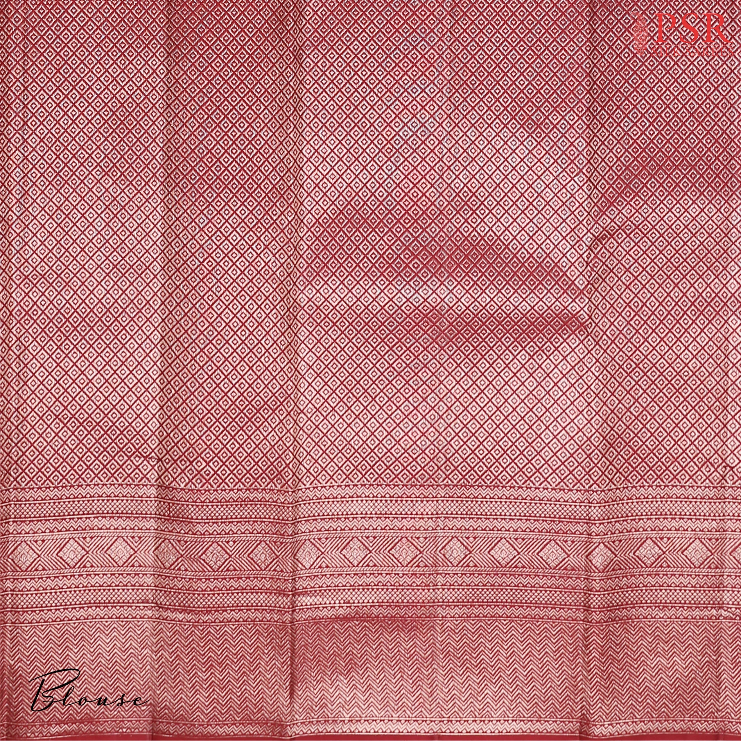 Maroon Kanchipuram Silk Saree with Mixed Copper Zari Jacquard & Rich Zari Pallu – Vaichitray Kanjivaram Collection by PSR Silks