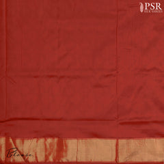 PSR Silks brings you a breathtaking Midnight Blue &amp; Beige Pochampally Ikkat Silk Saree,