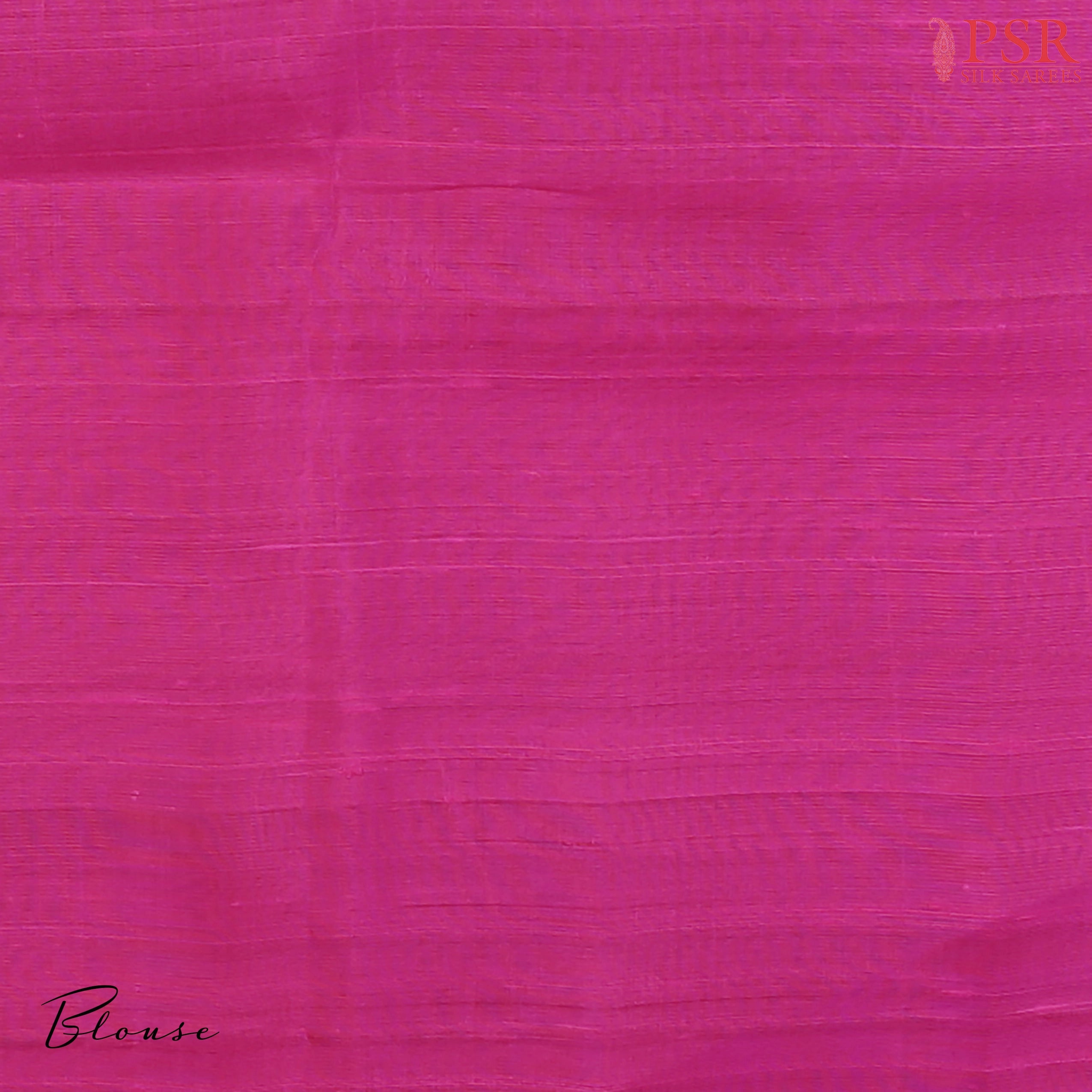 Navy Blue Jute Soft Silk Saree with silver zari stripes, Wheat Kernel motifs, Pink pallu with zari detailing, and a matching plain blouse