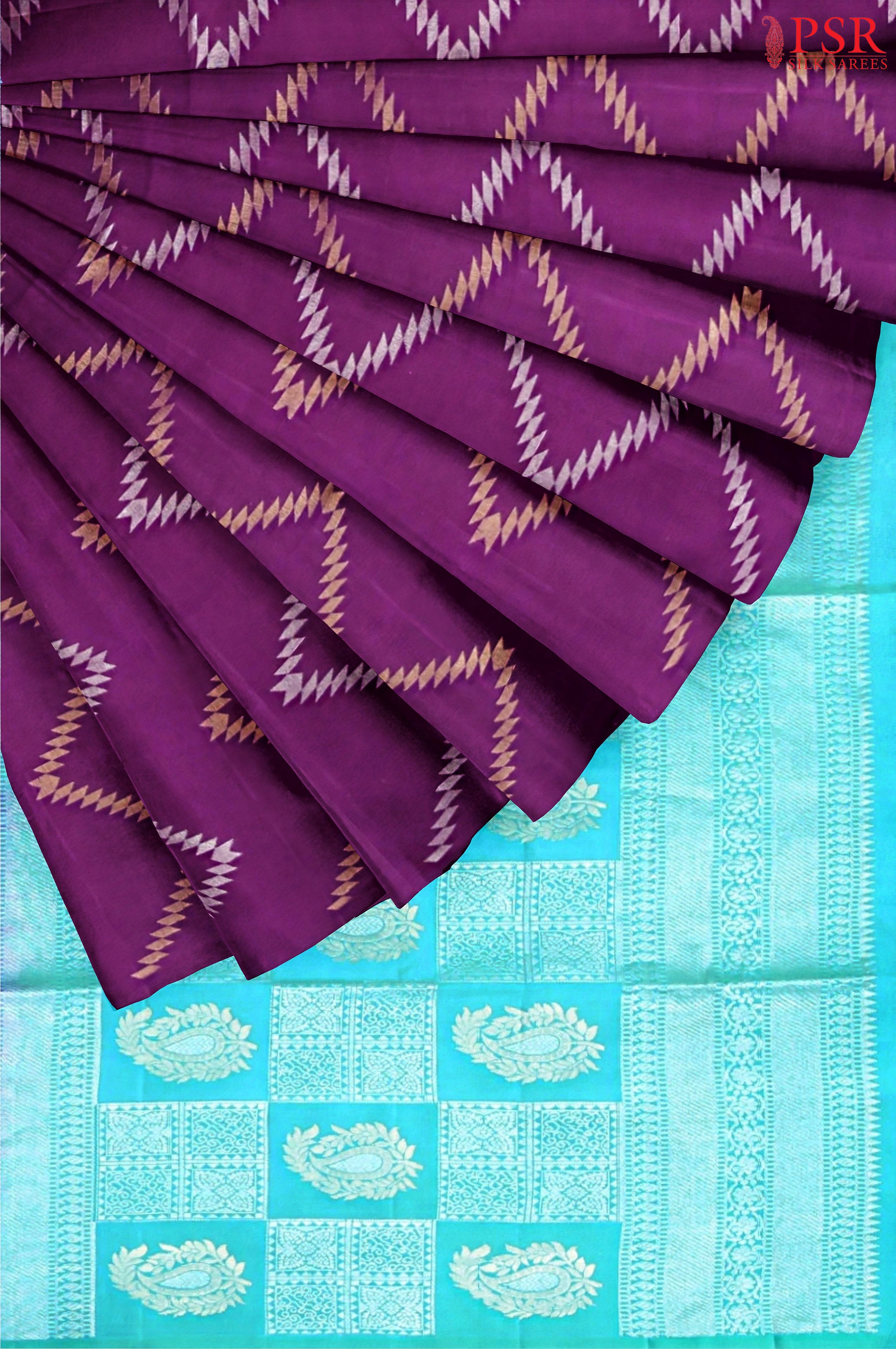 Vadamalli Purple Soft Silk Saree
