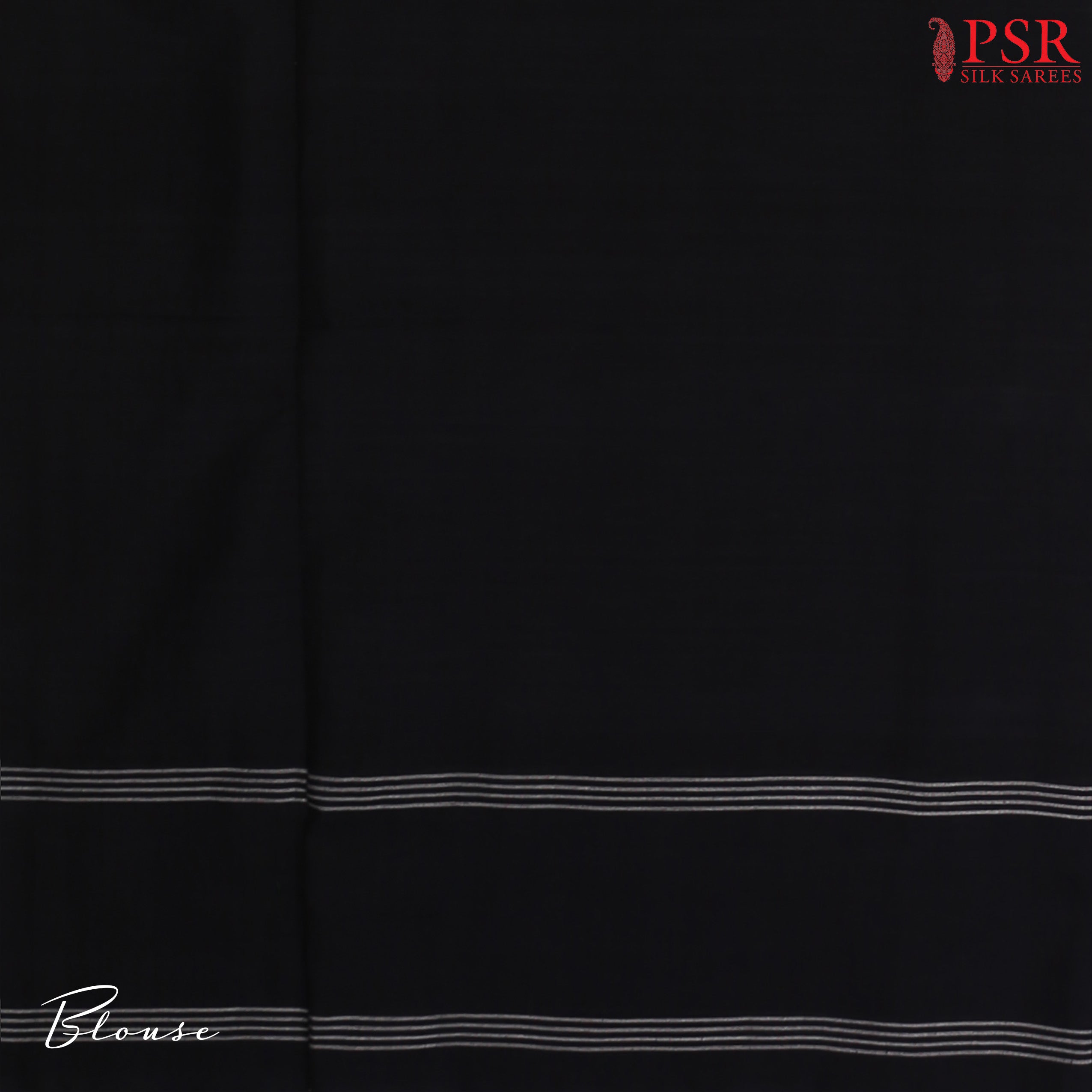 Plain Black Ikkat Blouse