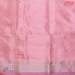 PSR Silk Sarees presents an exquisite & Primrose Pink Pashmina Tissue Silk Saree, a perfect blend of grace and tradition