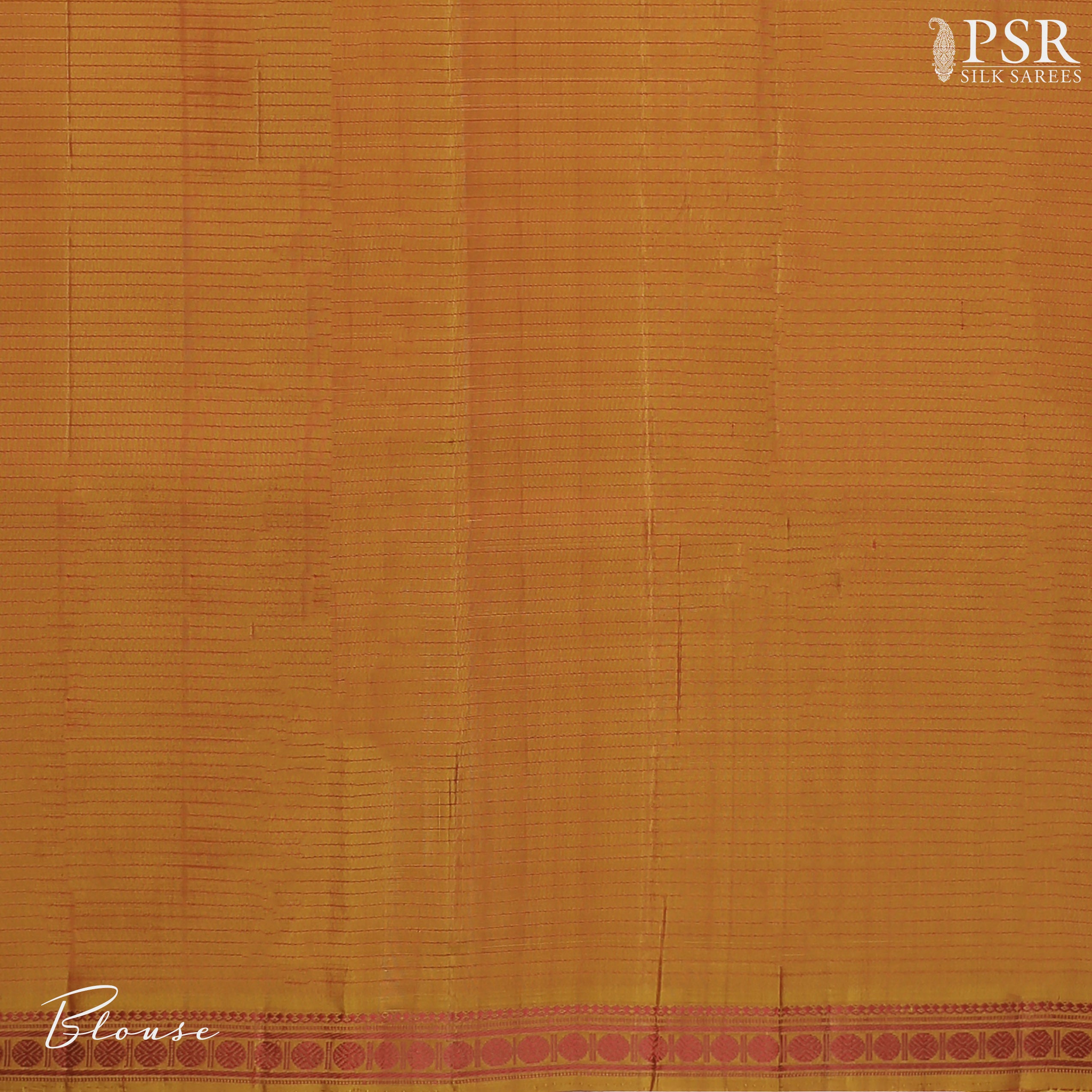 PSR Silks presents a Red colored Arani Silk saree with combination of Dark Orange color.