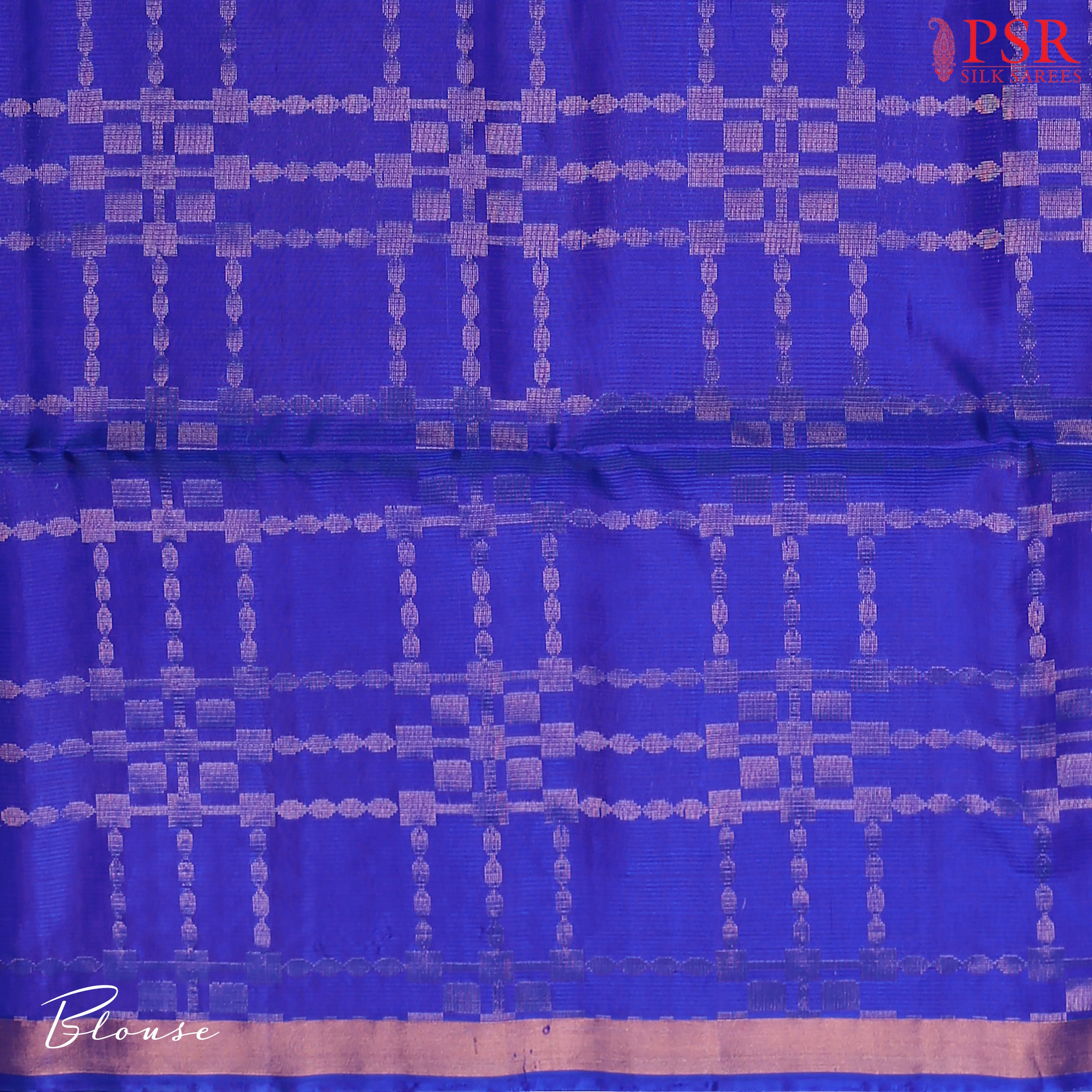 Indulge in timeless elegance with our Royal Blue&nbsp;Soft Silk Saree, crafted to perfection with&nbsp;impressive copper zari jacquard stripes patterm