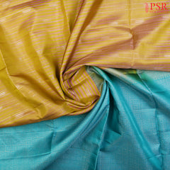 Step into Elegance with PSR Silk Sarees’ Bright Olive &amp; Dull Pink Soft Silk Masterpiece!