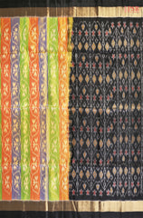 Tri Color Pochampally Soft Silk Saree