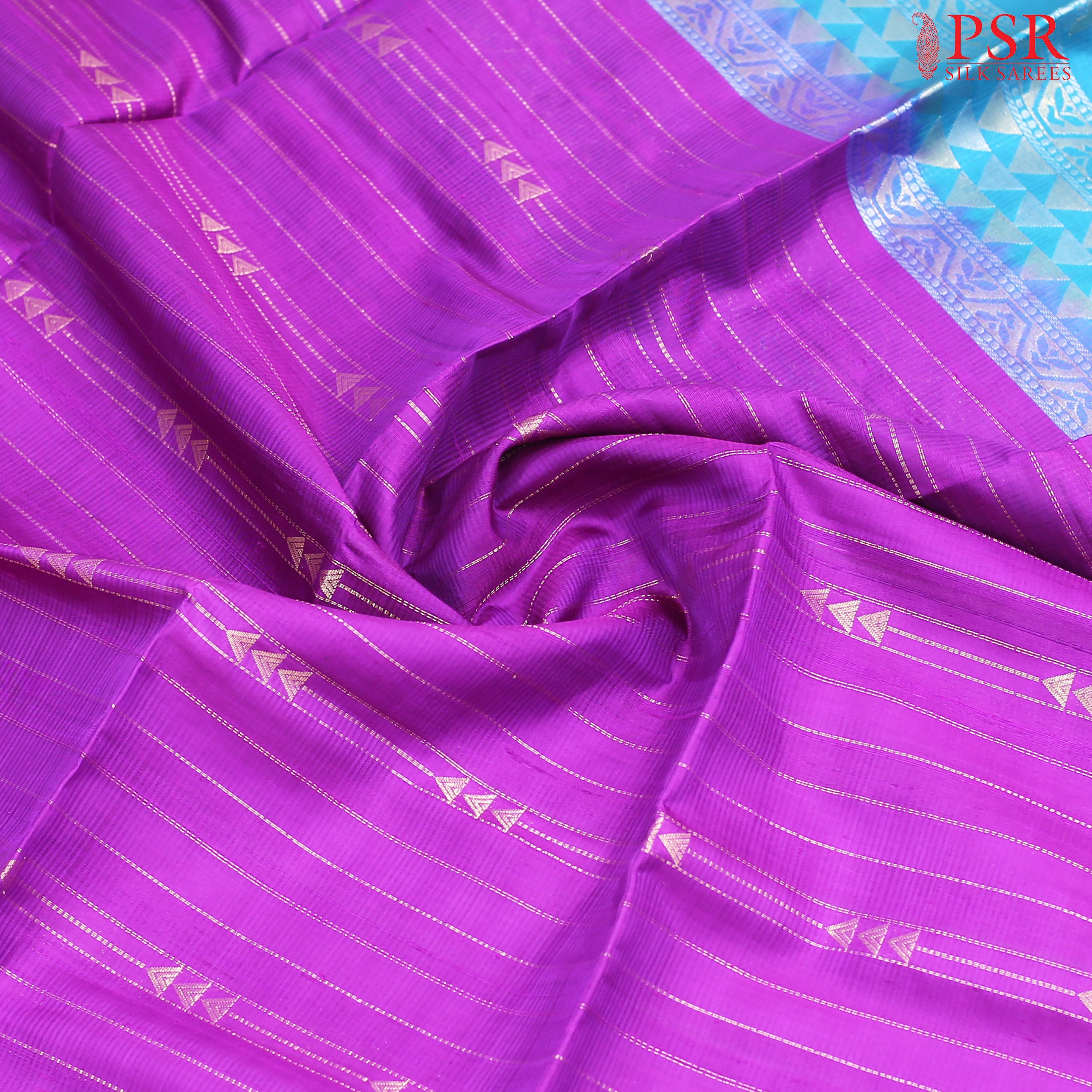 Soft Silk Saree Purple